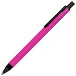 IMPRESS, ручка шариковая, белый/черный, металл Розовый