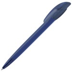 Ручка шариковая GOLF LX, прозрачный желтый, пластик Синий
