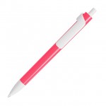 FORTE NEON, ручка шариковая, неоновый зеленый/белый, пластик Красный