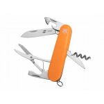 Нож перочинный, 90 мм, 11 функций оранжевый