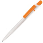 MIR, ручка шариковая, красный/белый, пластик Оранжевый