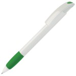 NOVE, ручка шариковая с грипом, зеленый/белый, пластик Зеленый