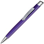 TRIANGULAR, ручка шариковая, темно-синий/серебристый, металл Фиолетовый