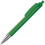 TRIS CHROME, ручка шариковая, желтый/хром, пластик Зеленый