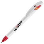 MANDI, ручка шариковая, зеленый/белый, пластик Красный