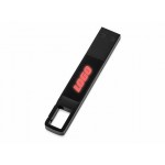 USB 2.0- флешка на 32 Гб c подсветкой логотипа «Hook LED» красная подсветка