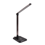 Настольная лампа Geek с беспроводной зарядкой черный