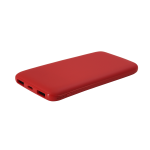 Внешний аккумулятор Bplanner Power 2 ST, софт-тач, 10000 mAh красный