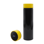 Термос Reactor duo black с датчиком температуры черный с желтым