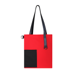 Шоппер Superbag Color красный с чёрным