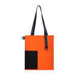 Шоппер Superbag Color оранжевый с чёрным