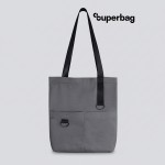 Шоппер Superbag ZIP серый