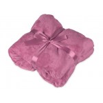 Плед мягкий флисовый «Fancy» пыльно-розовый