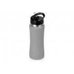 Бутылка для воды «Bottle C1», soft touch, 600 мл серый/серебристый