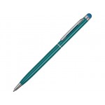Ручка-стилус металлическая шариковая «Jucy» бирюзовый