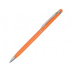 Ручка-стилус металлическая шариковая «Jucy» оранжевый