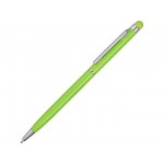 Ручка-стилус металлическая шариковая «Jucy» зеленое яблоко