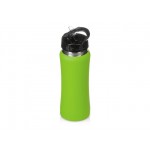 Бутылка для воды «Bottle C1», soft touch, 600 мл зеленое яблоко/черный/серебристый