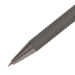 Ручка шариковая FACTOR, красный/темно-серый, металл, пластик, софт-покрытие Серый