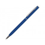 Ручка металлическая шариковая «Атриум софт-тач» синий классический/серебристый