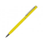Ручка металлическая шариковая «Атриум софт-тач» желтый/серебристый