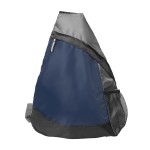 Рюкзак Pick, белый/серый/чёрный, 41 x 32 см, 100% полиэстер 210D Темно-синий