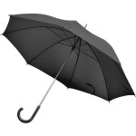 Зонт-трость с пластиковой ручкой, механический, белый, D=103 см, 100% полиэстер 190T Черный