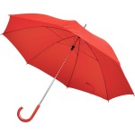 Зонт-трость с пластиковой ручкой, механический, белый, D=103 см, 100% полиэстер 190T Красный