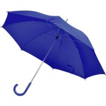 Зонт-трость с пластиковой ручкой, механический, белый, D=103 см, 100% полиэстер 190T Синий