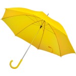 Зонт-трость с пластиковой ручкой, механический, белый, D=103 см, 100% полиэстер 190T Жёлтый