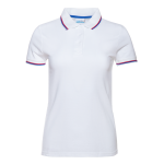 Рубашка поло женская STAN  триколор хлопок/полиэстер 185, 04WRUS, Белый (10) (42/XS)