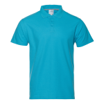 Рубашка поло мужская STAN хлопок/полиэстер 185, 104, Бирюзовый (32) (44/XS)