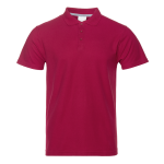 Рубашка поло мужская STAN хлопок/полиэстер 185, 104, Бордовый (66) (44/XS)