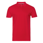 Рубашка поло унисекс  хлопок 185, 04B, Красный (14) (54/XXL)