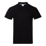 Рубашка поло мужская STAN хлопок/полиэстер 185, 104, Чёрный (20) (44/XS)