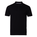 Рубашка поло унисекс  хлопок 185, 04B, Чёрный (20) (44/XS)