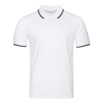 Рубашка поло мужская STAN с окантовкой хлопок/полиэстер 185, 04T, Белый (10) (58/4XL)