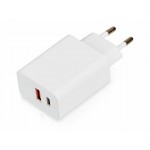 Сетевое зарядное устройство c выходами USB-A и USB-C «Recharger», 10 Вт