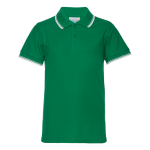 Рубашка поло детская  STAN с окантовкой хлопок/полиэстер 185, 04TJ, Зелёный (30) (8 лет)
