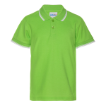 Рубашка поло детская  STAN с окантовкой хлопок/полиэстер 185, 04TJ,  Ярко-зелёный (26) (6 лет)