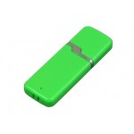 USB 2.0- флешка на 32 Гб с оригинальным колпачком зеленый