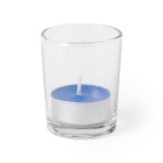 Свеча PERSY ароматизированная (ваниль), 6,3х5см,воск, стекло Синий