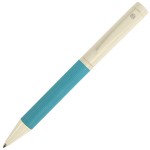 PROVENCE, ручка шариковая, хром/голубой, металл, PU Бирюзовый