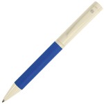 PROVENCE, ручка шариковая, хром/голубой, металл, PU Синий