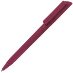 TWISTY, ручка шариковая, белый, пластик Бордовый