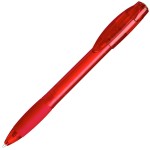X-5 FROST, ручка шариковая, фростированный белый, пластик Красный