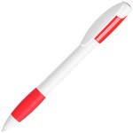 X-5, ручка шариковая, желтый/белый, пластик Красный