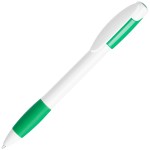 X-5, ручка шариковая, желтый/белый, пластик Зеленый