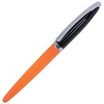 ORIGINAL, ручка-роллер, голубой/черный/хром, металл Оранжевый