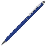TOUCHWRITER SOFT, ручка шариковая со стилусом для сенсорных экранов, красный/хром, металл/soft-touch Темно-синий